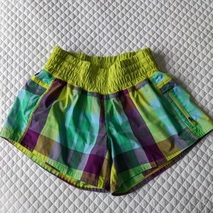 Lululemon plaid Tracker short